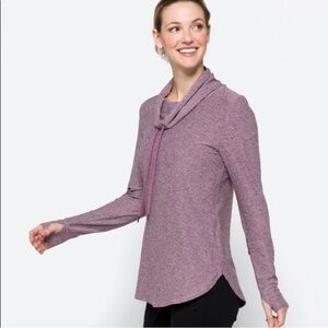 Market & Spruce WeFlex cowl neck athletic pullover Small
